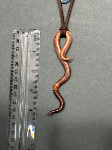 Brianna - Worm Pendant 28