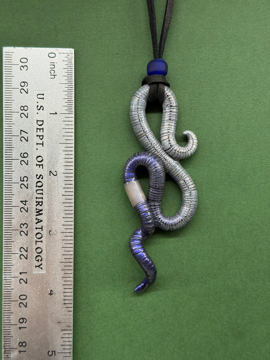Charles Dirtwin - Holo Worm Pendant 85