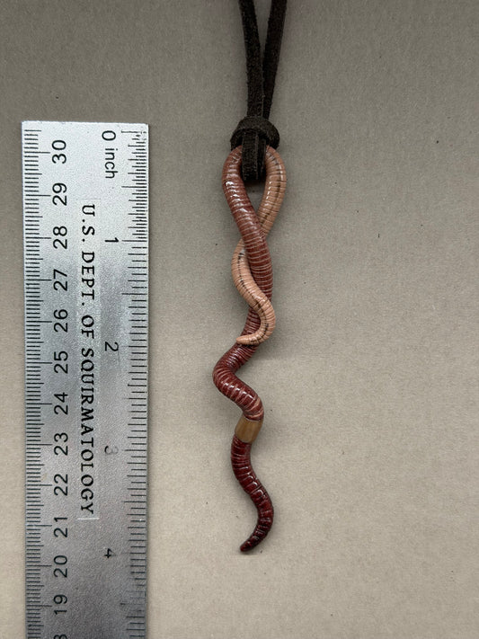 Petite Crawler Worm Pendant 7