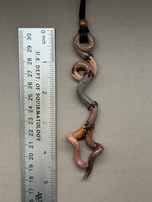 Two-Headed Frankenslime Pendant 2