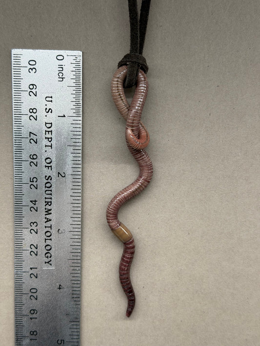 Petite Crawler Worm Pendant 2