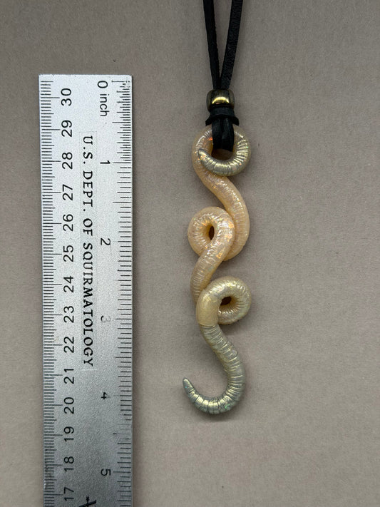 Gary - Opal Worm Pendant 23