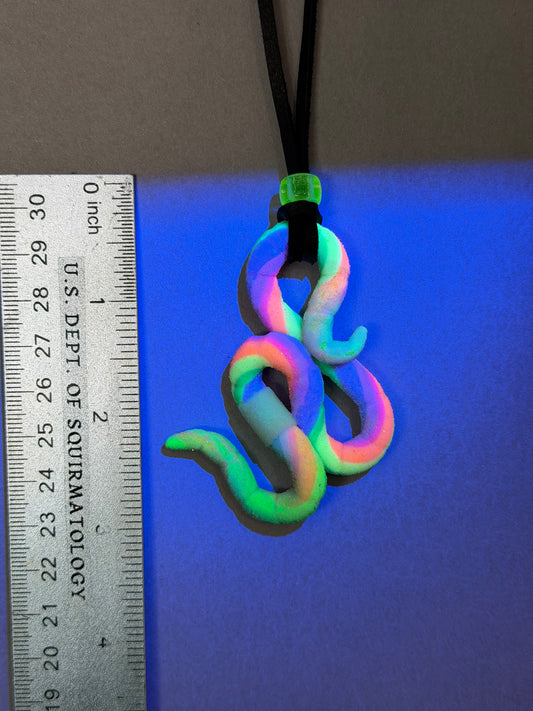 Kyle - Neon Gummy Worm Pendant 3