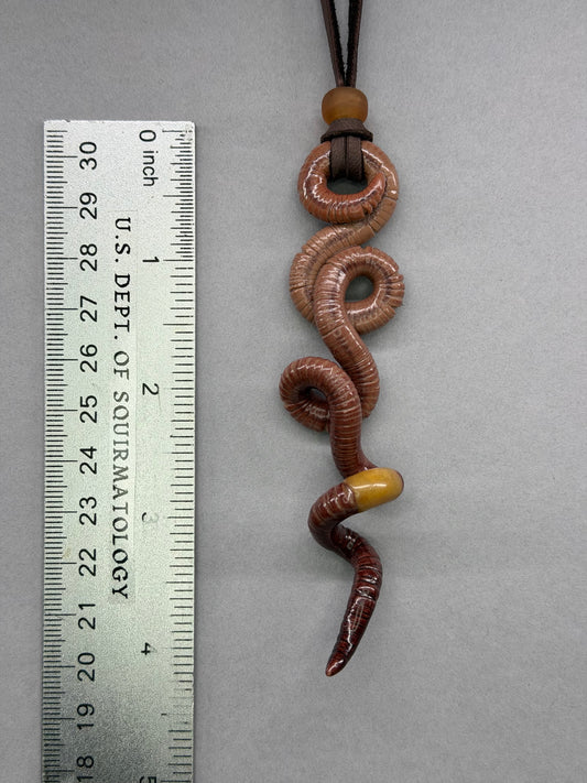 Abraham Slimecoln - Worm Pendant 72