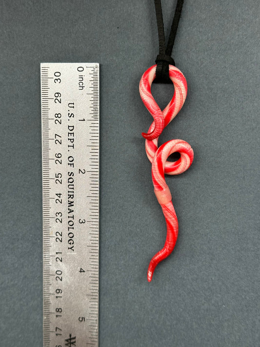 Kevin - Silent Nightcrawler - Worm Pendant 16