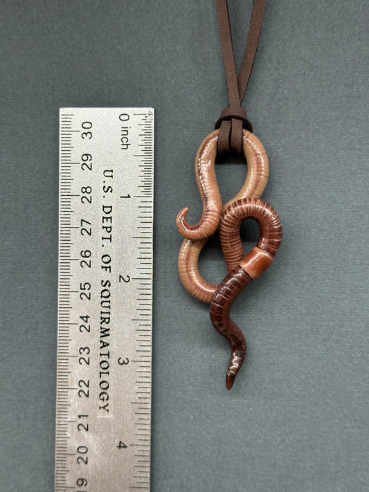 Dale Squirmheart - Worm Pendant 30