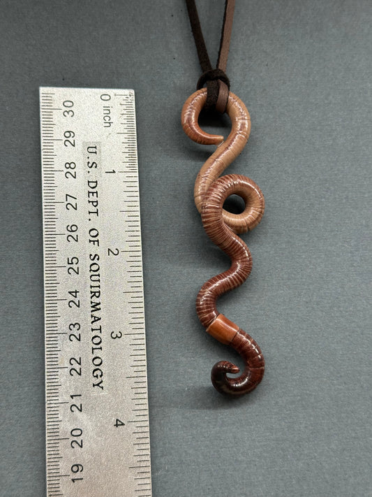 Brianna - Worm Pendant 28