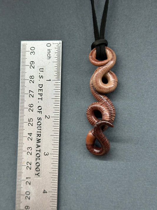 Squirmothy - Worm Pendant 15