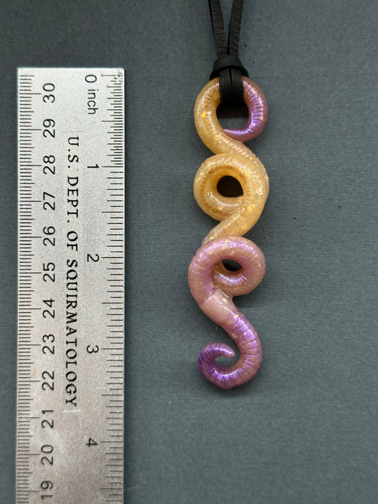 Mace Wormdu - Opal Worm Pendant 5