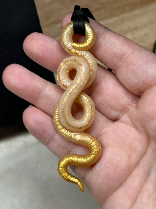 Kyle - Opal Worm Pendant 4