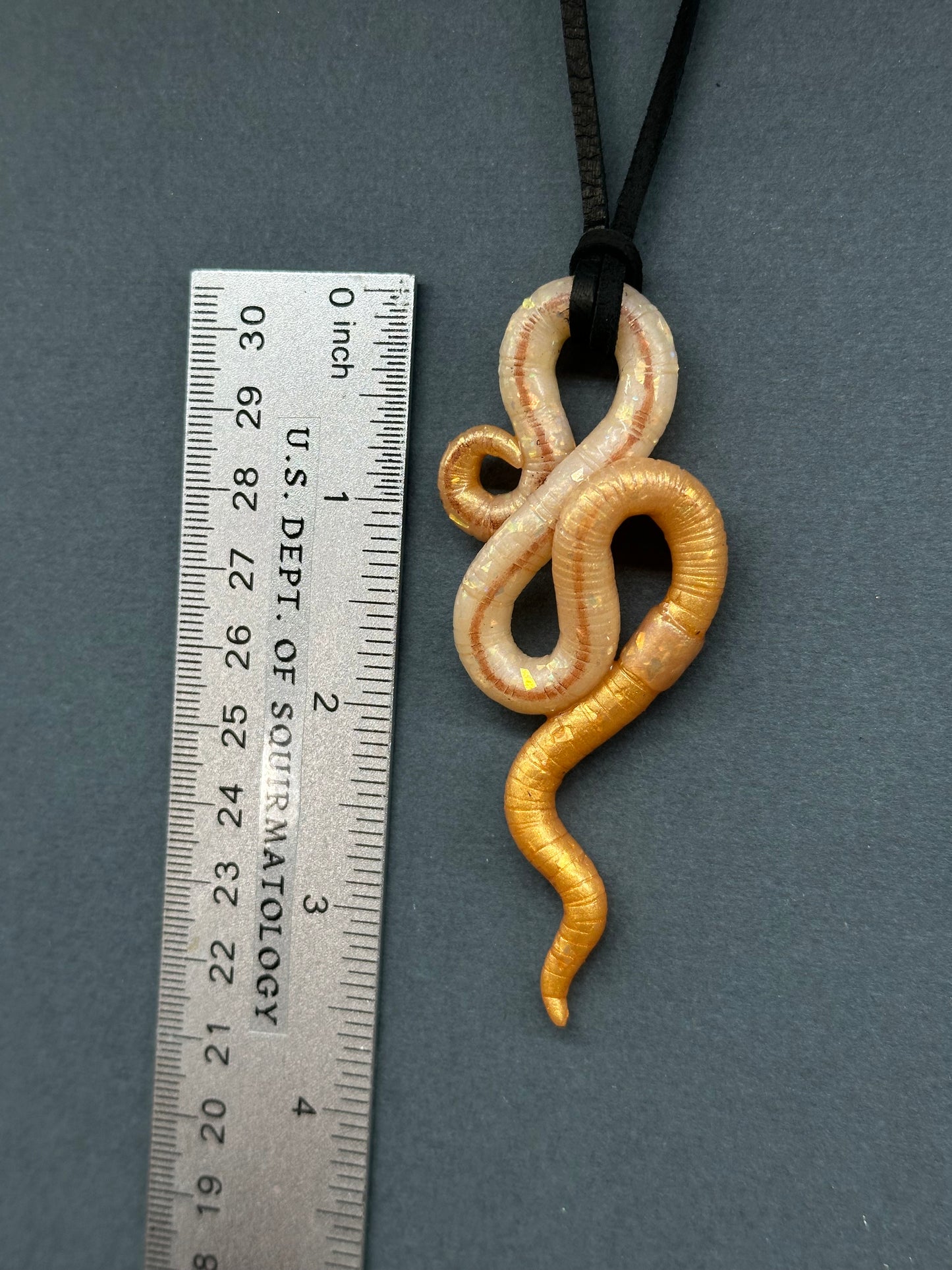 Padme Wormidala - Opal Worm Pendant 2
