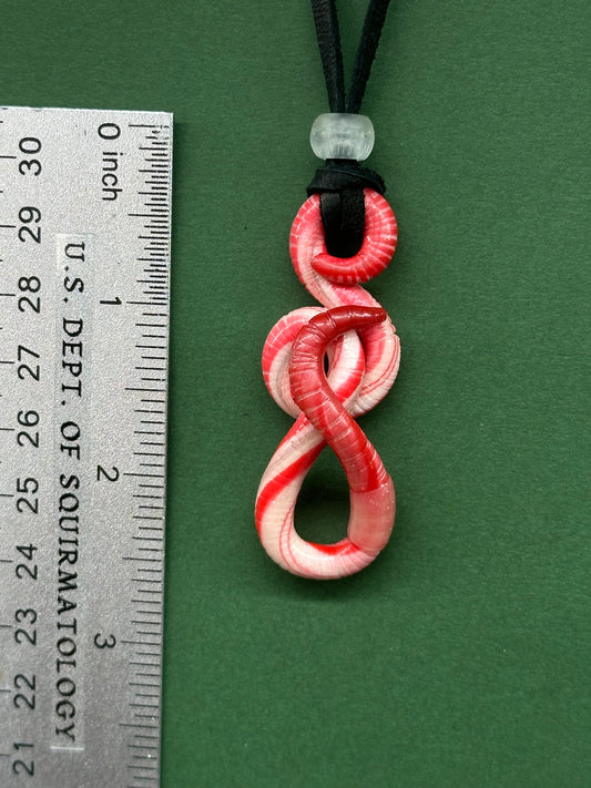 Greg - Silent Nightcrawler Worm Pendant 35