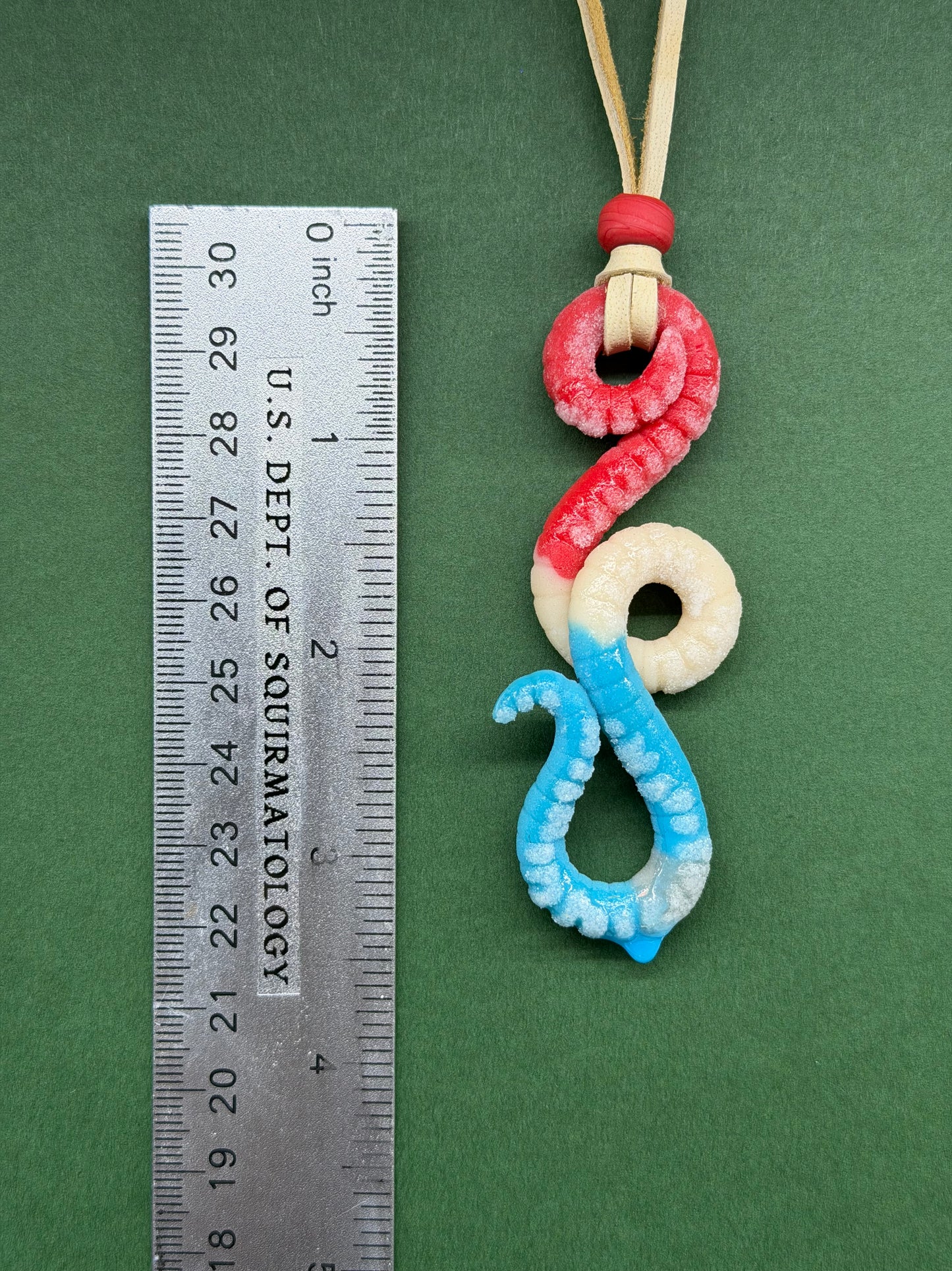 Camerworm Diaz - Popsquiggle Bomb Pop Worm Pendant 11