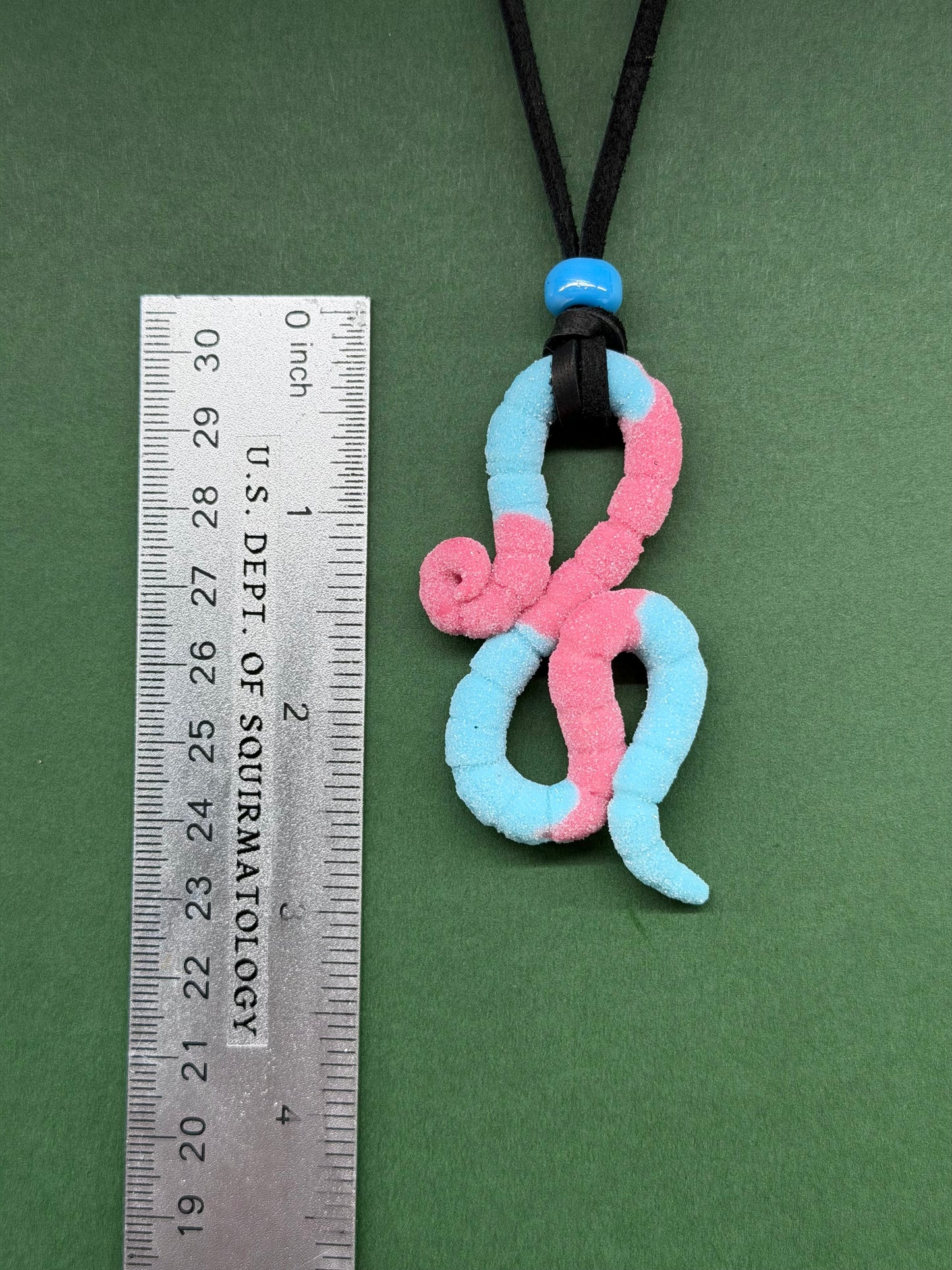 Jasper - Sour Gummy Worm Pendant 32