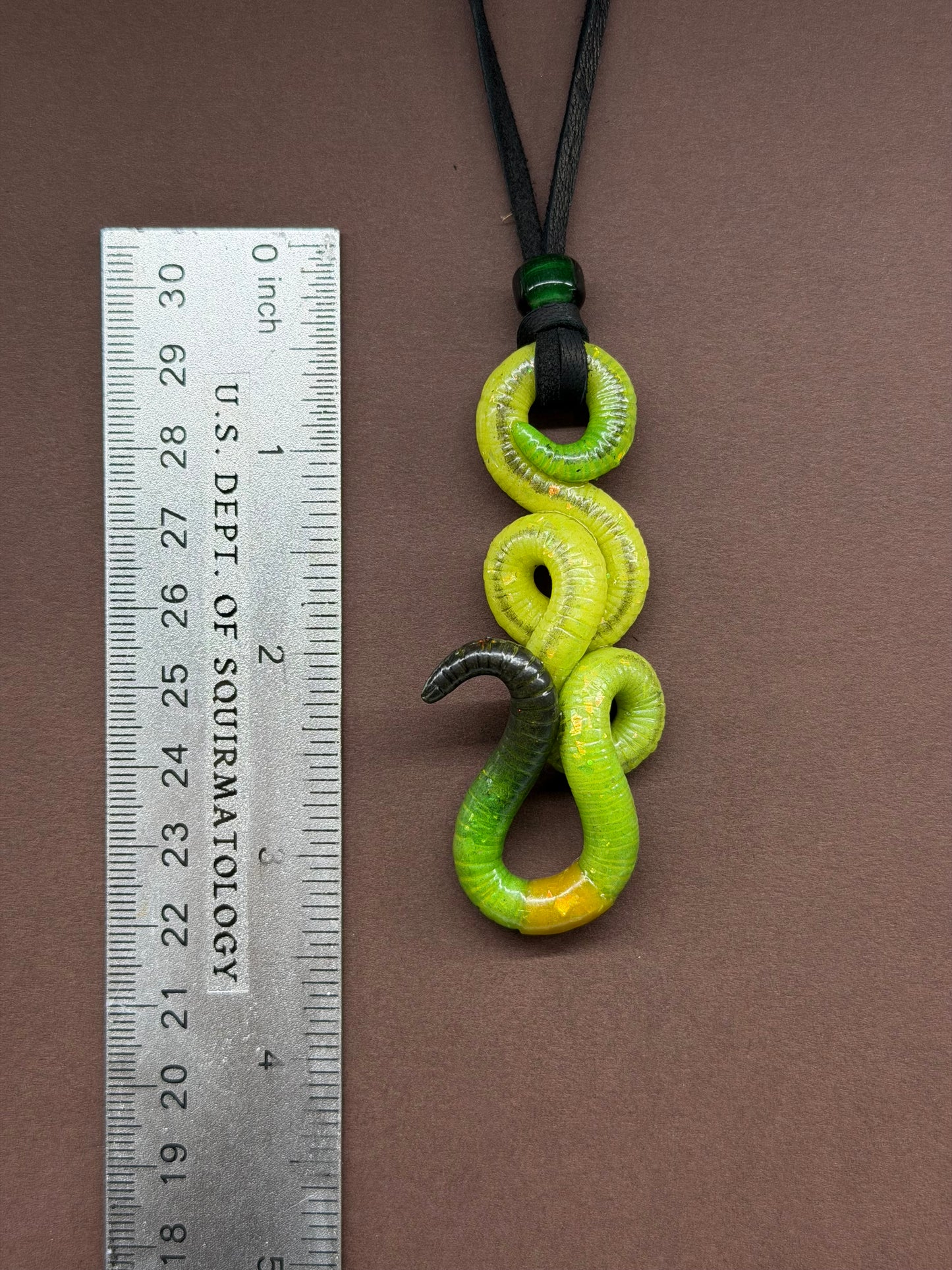 John Connworm - Opal Worm Pendant 37