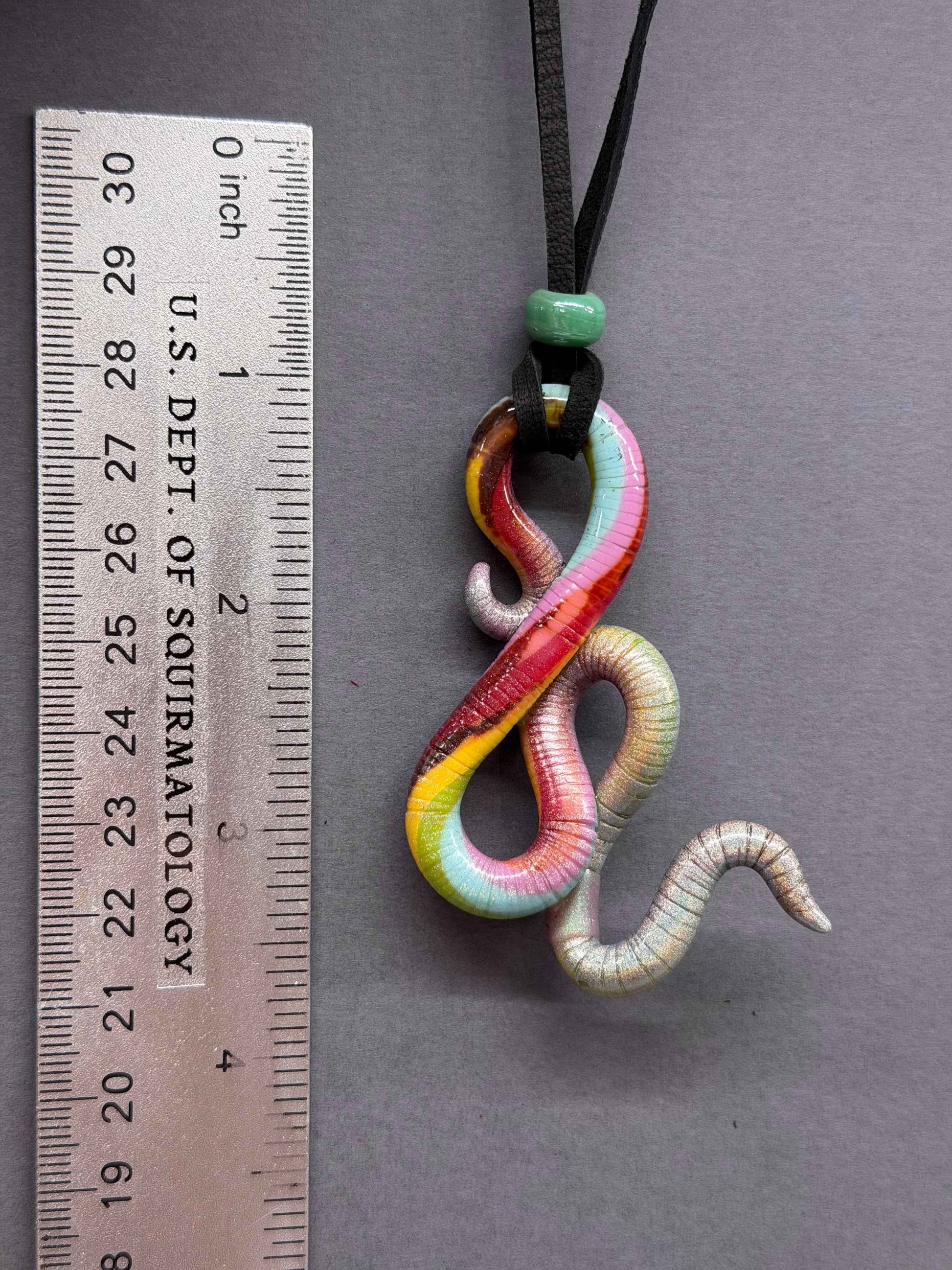 Franklin D. Rosewormvelt - Insquirmary Worm Pendant 2