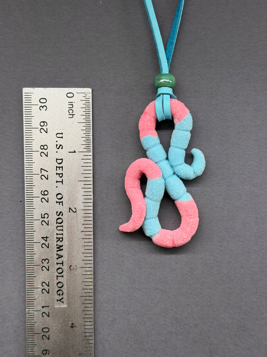 Squiggward - Gummy Worm Pendant 10