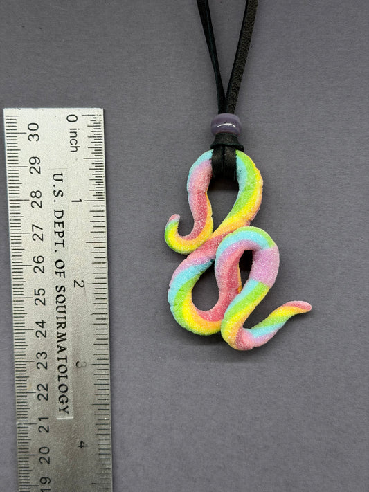 Billie Slimelash - Rainbow Gummy Worm Pendant 26