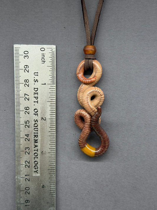 Fred Wurmst - Classic Crawler Worm Pendant 48