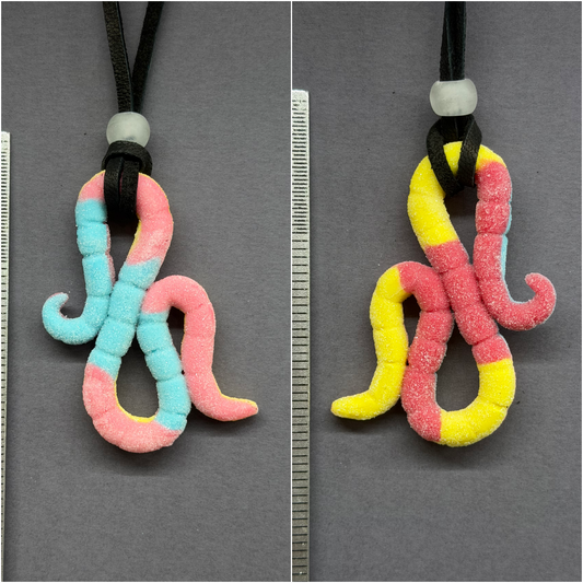 Freddie Wormcury - Reversible Gummy Worm Pendant 61