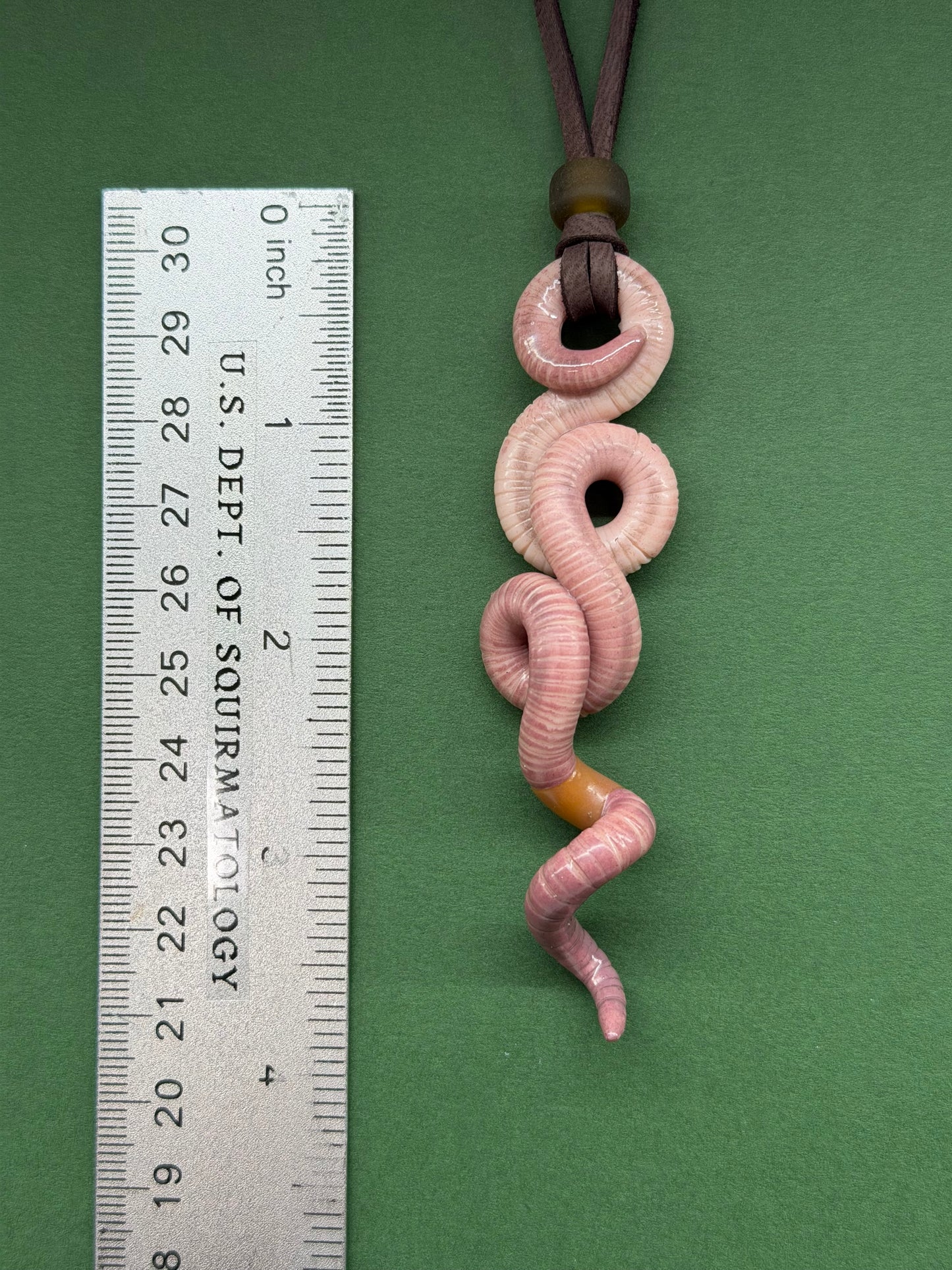 Aragworm Elessquirm, Heir of Isildworm, King of Gondworm and Wormnor - Worm Pendant 107