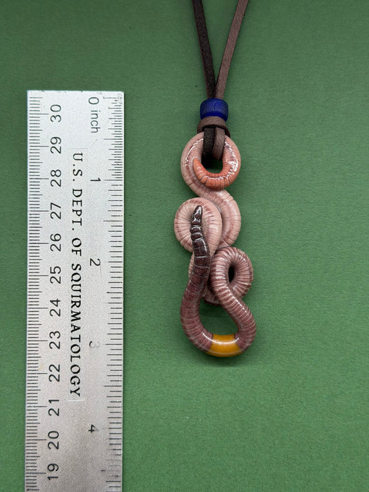 Lara Crawlft - Worm Pendant 91