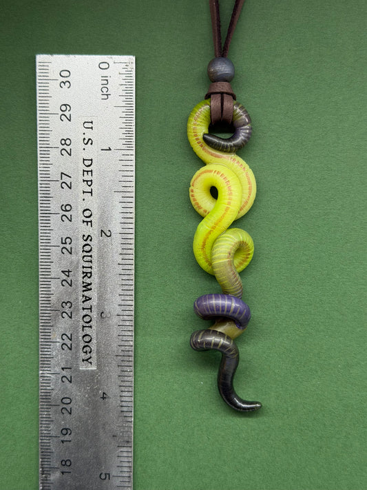 Charles Dirtwin - Worm Pendant 85