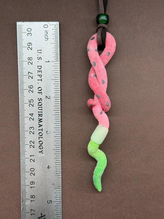 Slimothy - Watermelon Gummy Worm Pendant 34