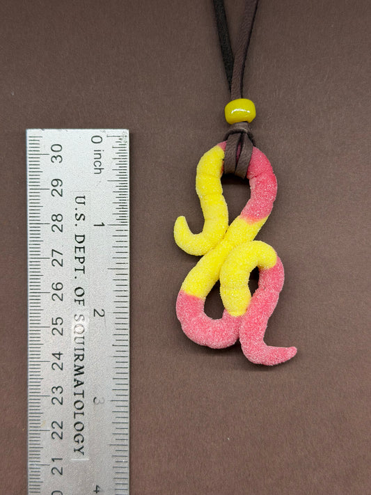 Mr. Squigglesworth - Gummy Worm Pendant 24